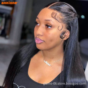 100% Real Human Hair Bone Straight Lace Wig,Body Wave 13*4 4*4 Transparent Lace Wig,Cheap Closure Hd Lace Frontal Wig